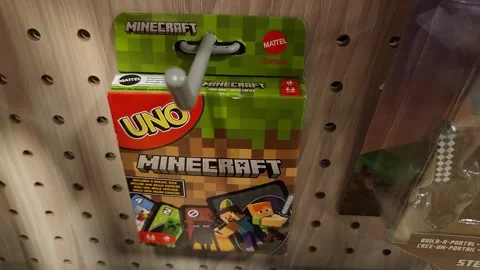 Uno Minecraft Retailer Stock Footage 202033642