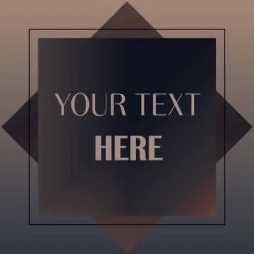 Unobtrusive simple logo design, two squares in grey and brown shades Stock Illustration