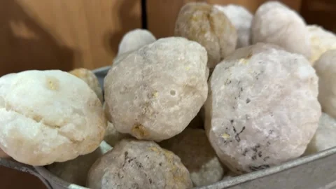 Unopened Moroccan Crystal Quartz Geodes 스톡 동영상 326007236