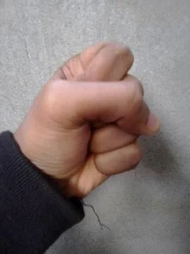 Unopened Young hand Stock Photos