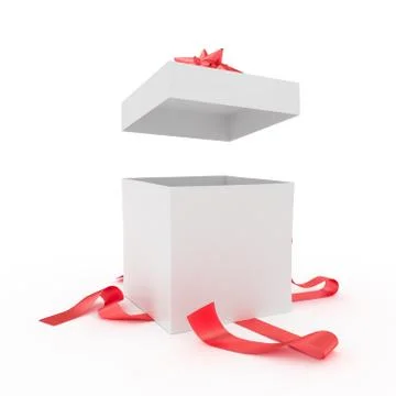 Unpacked present Stock Illustration