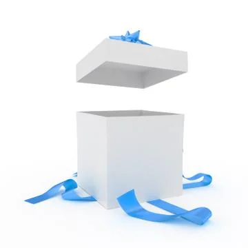 Unpacked present Stock Illustration