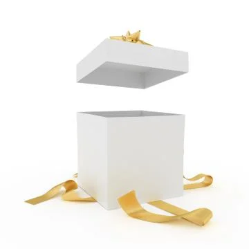Unpacked present Stock Illustration