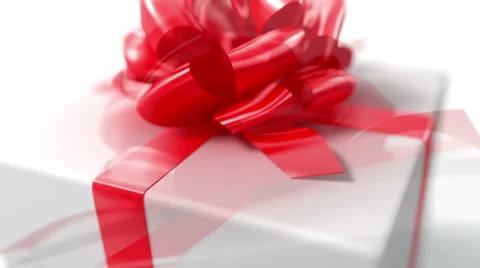 Unpacking a Gift Stock Footage 52136671