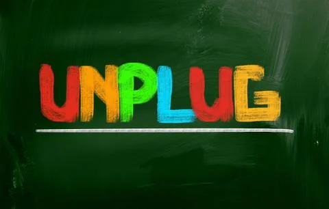 Unplug concept Stock Illustration