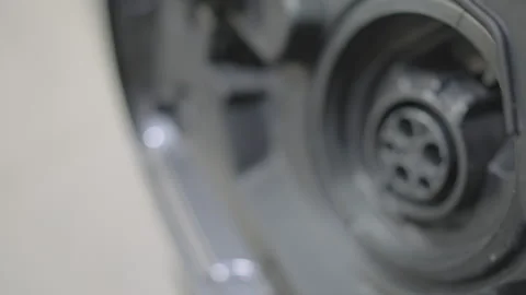 Unplugging EV Electric Vehicle Plug Outlet from Car Stock Footage 275549439