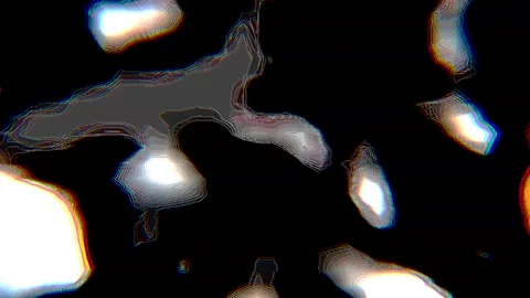 Unpredictable Blob Glitch Random Direction Graphic Glitch Blobs Irregular Shape Stock Footage 323768954
