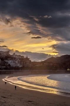 Unpredictable La Concha Stock Photos