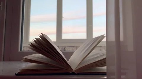 Unread book Stock Footage 121571498