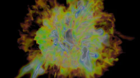 Unreal Fire Stock Footage 35628818