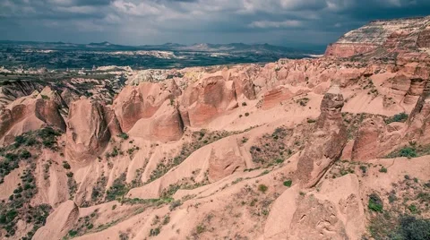 Unreal world of Cappadocia. Stock Footage 67095285