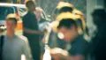 Unrecognisable anonymous crowd people pedestrians walking defocused NYC 4k or 4k+ Resolution