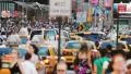 Unrecognizable crowd New York City NYC HD Footage