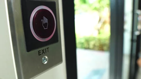 Unrecognizable hand man locking the security system Stock Footage 249612339