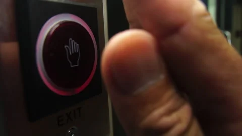 Unrecognizable hand man locking the security system Stock Footage 249616809