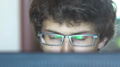 Unrecognizable man using a modern portable computer on an outdoor table, street Stock Footage 65377212