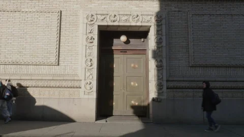 Unrecognizable pedestrians in Brooklyn Stock Footage 269111918