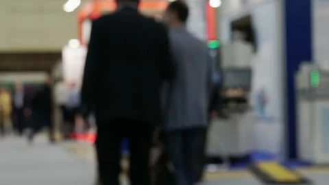 Unrecognizable people in the mall. Stock Footage 153657120