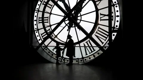 Unrecognizable people overlooking Paris. Stock Footage 317119933