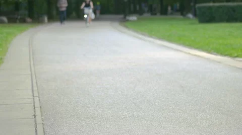 Unrecognizable people in the park. Stock Footage 67817444
