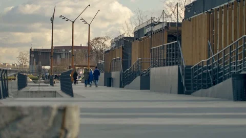 Unrecognizable people on the street. Stockbeeldmateriaal 121480564