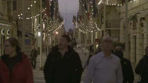 Unrecognizable people walking in the city Stock Footage 65235901