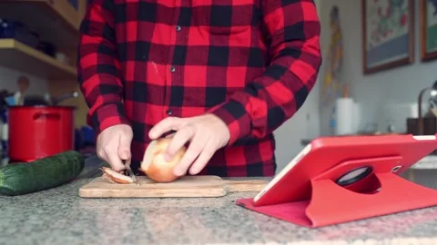 Unrecognizable person preparing a recipe Stock Footage 147271826