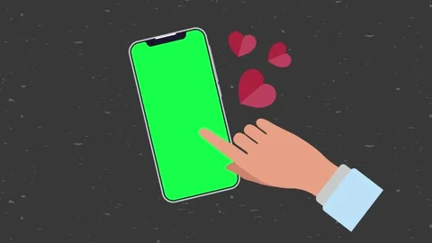 Unrecognizable person using a gadget with a green screen 스톡 동영상 301987474