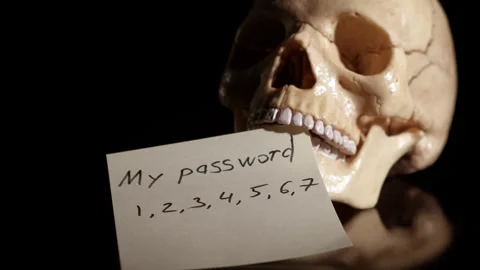 Unreliable password. Stock Footage 264694250