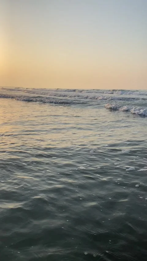 Unruly sea, strong waves. Vertical video Stock Footage 281262428