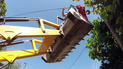 Unsafe Work at Height Stock Footage 48470018