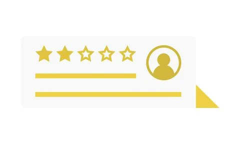 Unsatisfied customer comment comment semi flat color vector object Stock Illustration