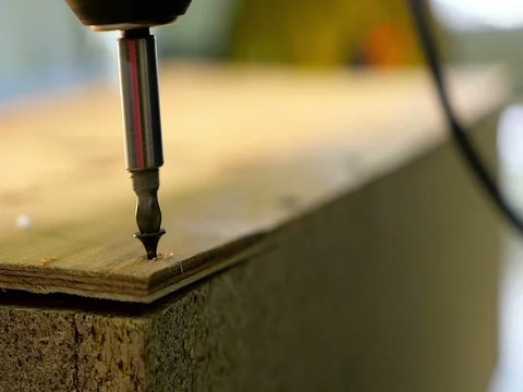 Unscrew the screw slow motion Stock Footage 71530213