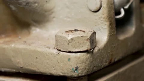 Unscrewing the nut Stock Footage 169835423