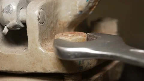 Unscrewing the nut Видео 169835478