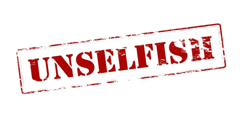 Unselfish Stock Illustration