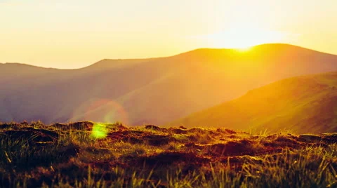 Unset in the mountains Vidéo 55885182