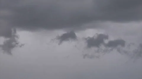 Unsettled Sky Stock Footage 54760282