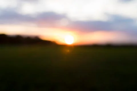 Unsharp sunset for backgrounds and image processing Stock Photos