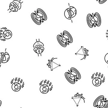 Unsolved mysteries question seamless pattern vector Stock Illustration
