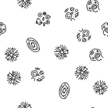 Unsolved mysteries question seamless pattern vector Stock Illustration