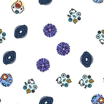 Unsolved mysteries question seamless pattern vector Stock Illustration