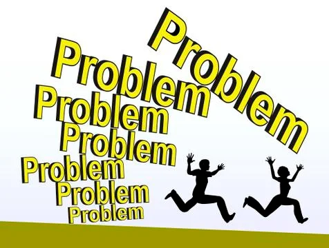 Unsolved problems in partnership Stock Illustration