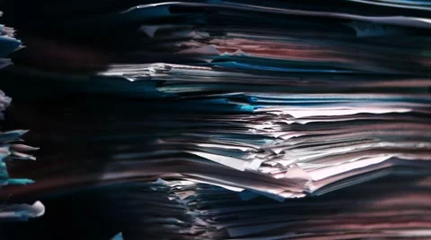 Unsorted documents in the wardrobe of an old archive Stock Footage 53021459