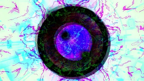 Unstable Energy Core Reactor Internal Pressure Flow 4K Seamless VJ Loop 스톡 동영상 333440859