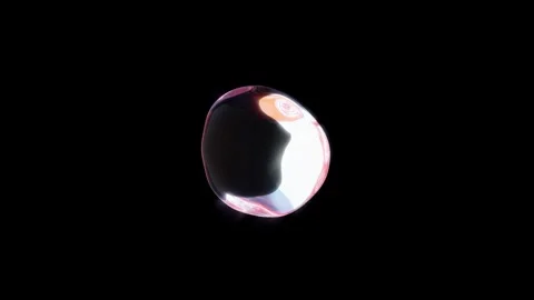Unstable Quantum Particle Morphing and Pulsing 3D Animation Stock Footage 342799390