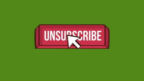 Unsubscribe button. Online order concept. Stock Footage 171788624