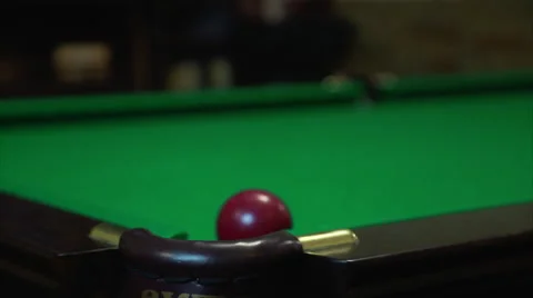 Unsuccessful attempt in billiards Stock Footage 60233648