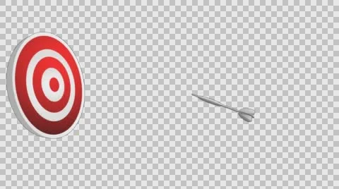 Unsuccessful dart Stock Footage 64808785