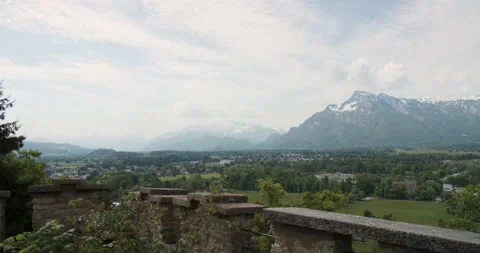 Untersberg Panorama Stock Footage 130855067